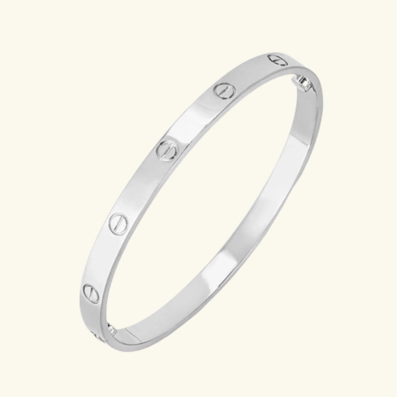 Bracelet Éternité Femme – Acier Inoxydable Plaqué Or