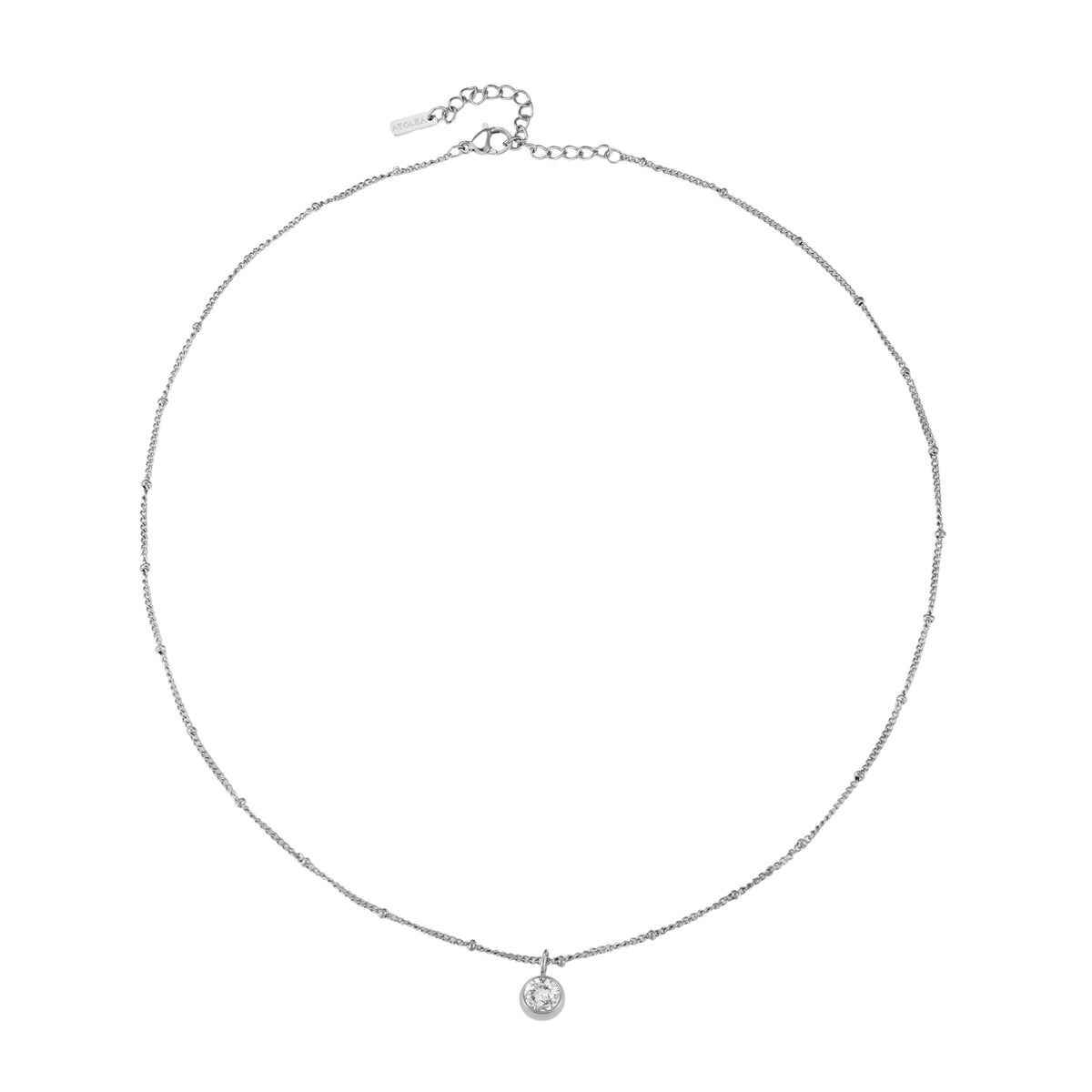 Collier Pierre de Naissance Femme Acier Inoxydable
