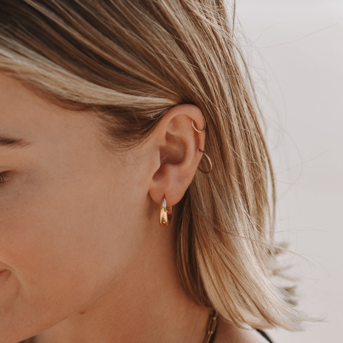 Boucles d'Oreilles Goutte Femme Acier Inoxydable
