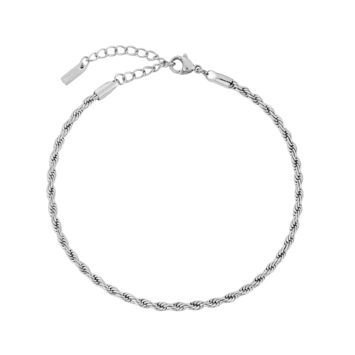 Bracelet Maille Corde Femme Acier Inoxydable