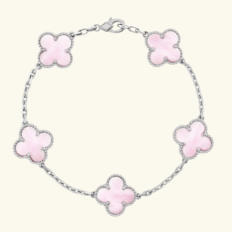 Bracelet Trèfle Triple Femme – Acier Inoxydable Plaqué Or