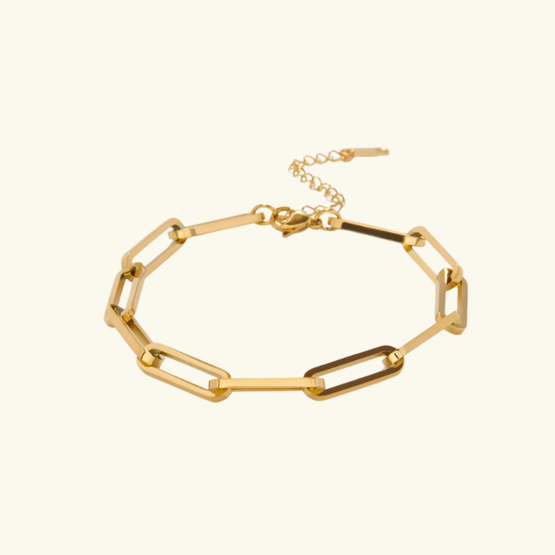 Bracelet Chaîne Trombone Femme – Acier Inoxydable