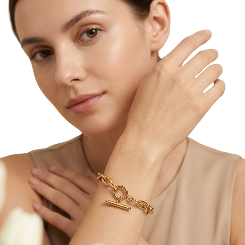 Bracelet Chaîne à Maillons Femme – Acier Inoxydable