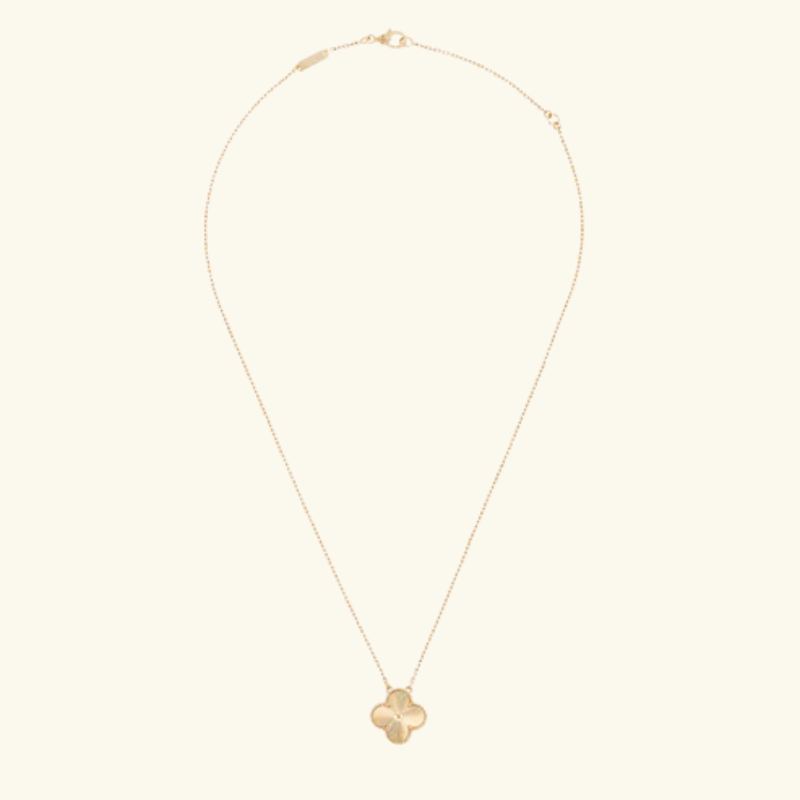 Collier Trèfle Femme – Acier Inoxydable