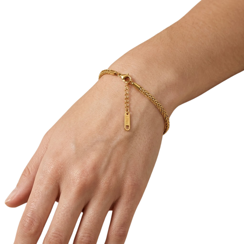 Bracelet Chaîne Serpent Femme – Acier Inoxydable