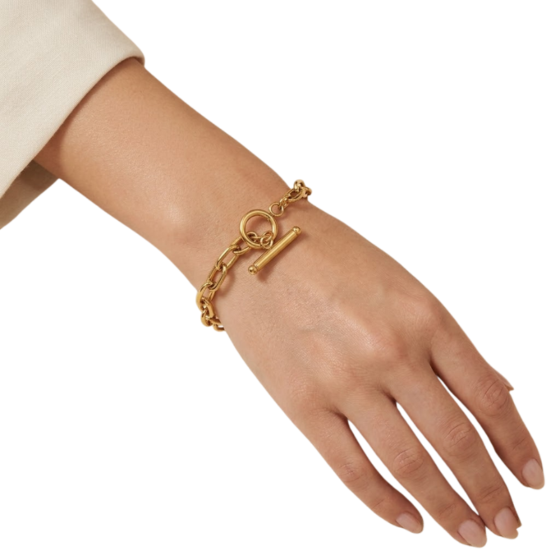 Bracelet Chaîne à Maillons Femme – Acier Inoxydable