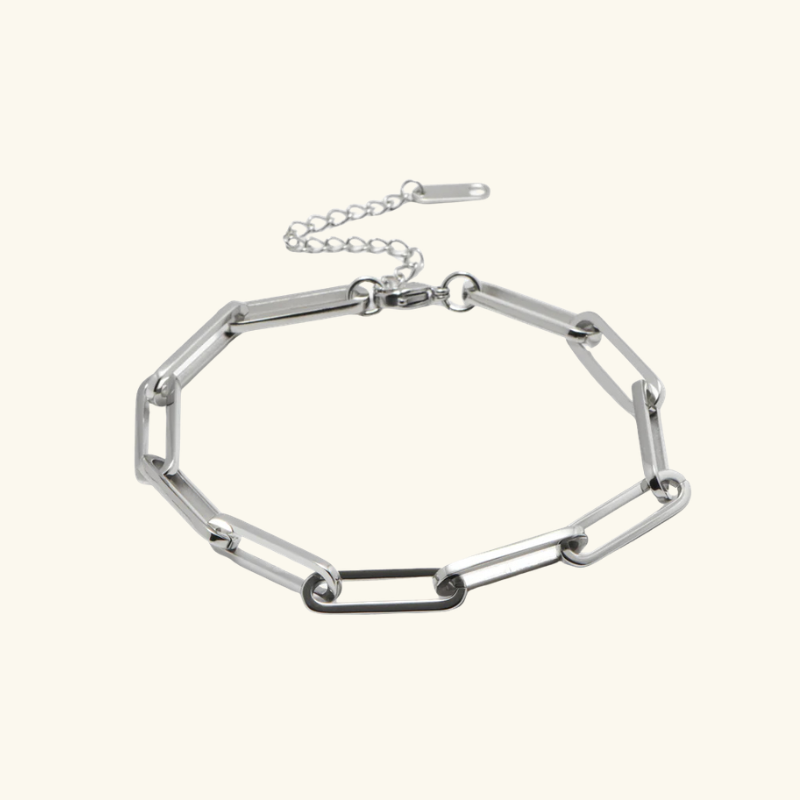 Bracelet Chaîne Trombone Femme – Acier Inoxydable
