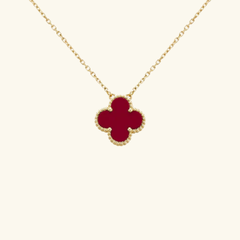 Collier Trèfle Femme – Acier Inoxydable