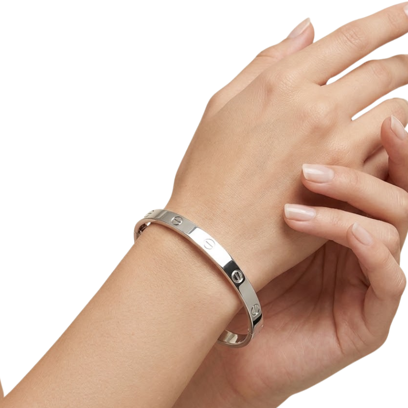 Bracelet Éternité Femme – Acier Inoxydable Plaqué Or