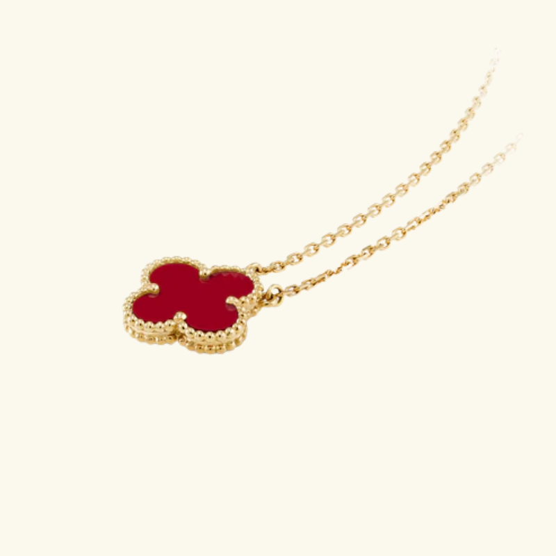 Collier Trèfle Femme – Acier Inoxydable