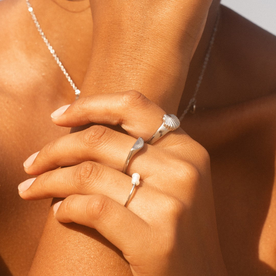 Bague Gravure Soleil Levant Femme Acier Inoxydable