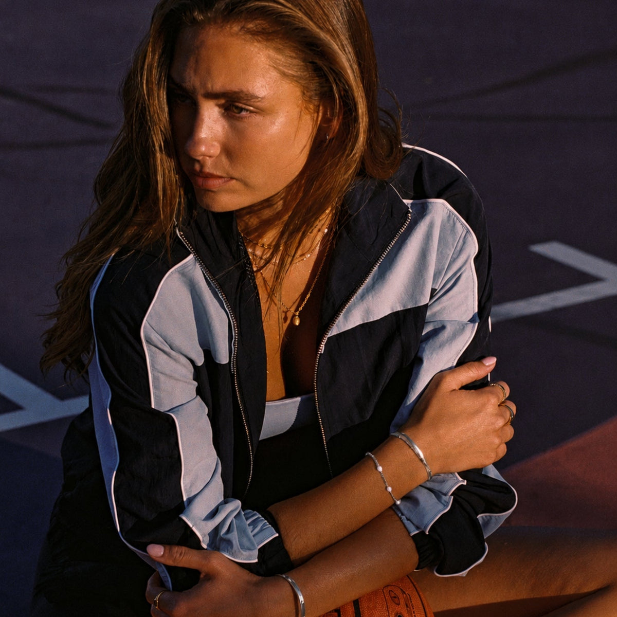Bracelet Double Chaîne Femme Acier Inoxydable