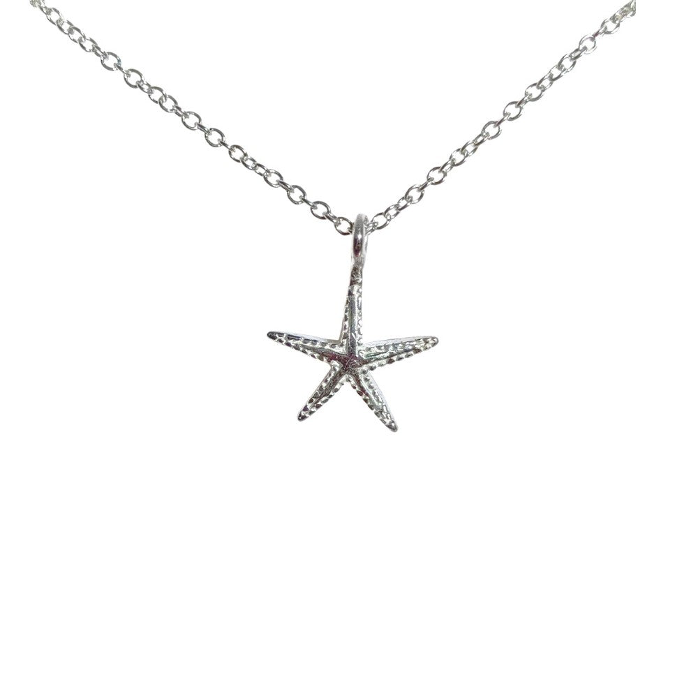 Collier Pendentif Étoile de Mer Femme Acier Inoxydable