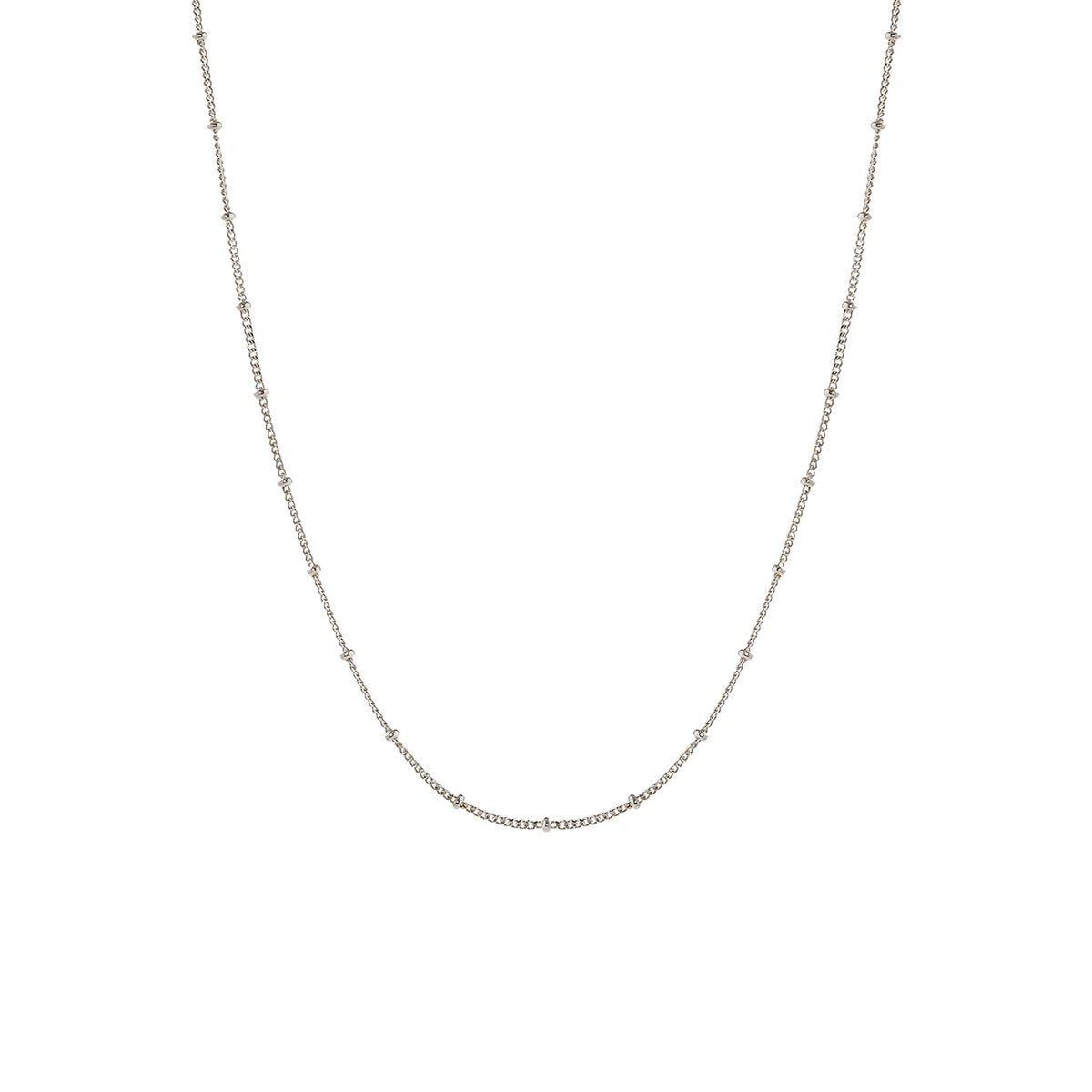 Collier Ras de Cou Chaîne Satellite Femme Acier Inoxydable