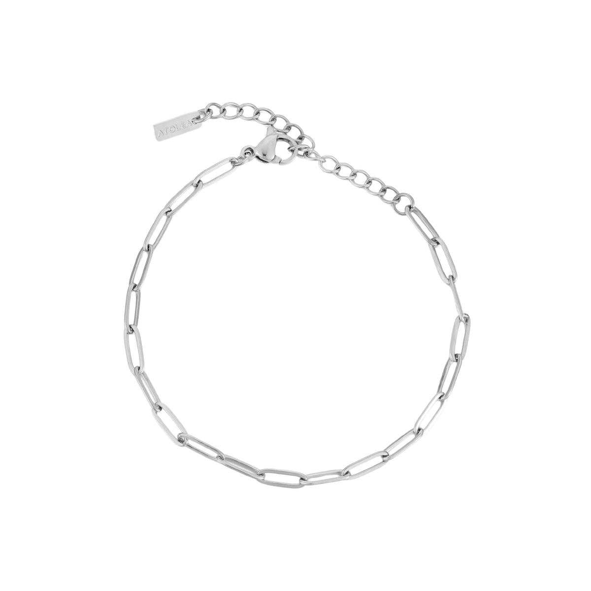 Bracelet Maille Trombone Femme Acier Inoxydable