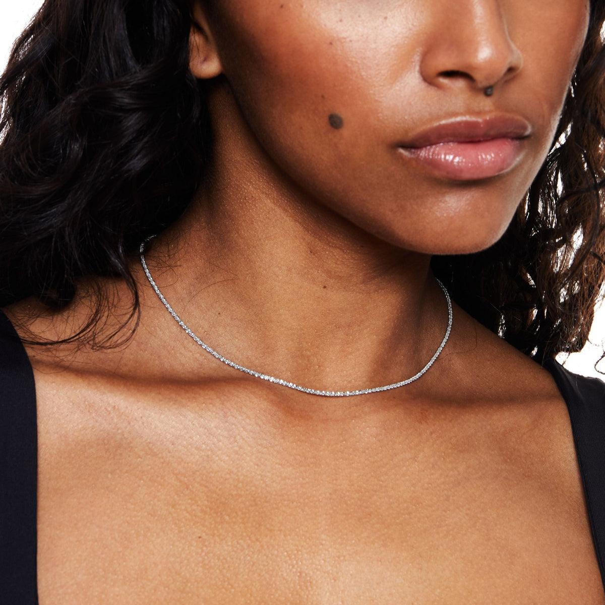 Collier Chaîne Fine Femme Acier Inoxydable