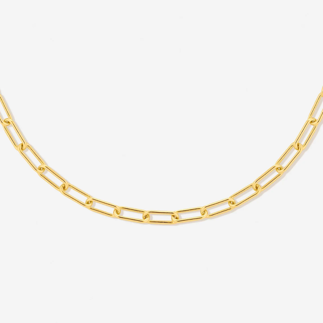 Collier Ras de Cou Maille Trombone Femme Acier Inoxydable