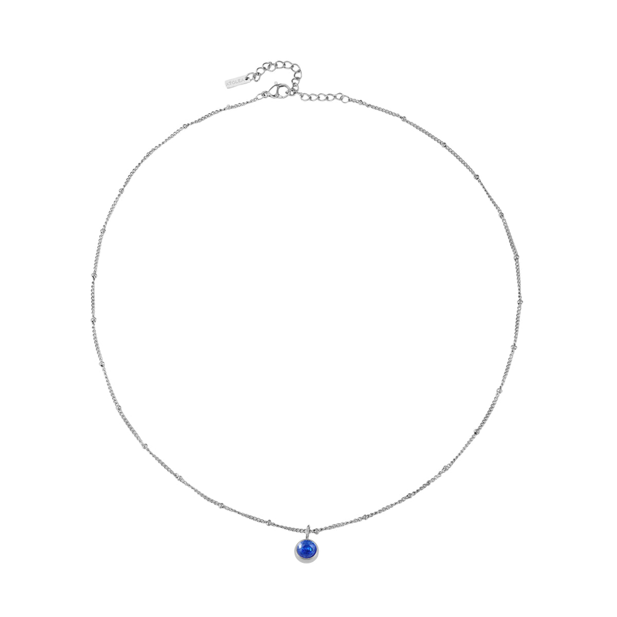 Collier Pierre de Naissance Femme Acier Inoxydable