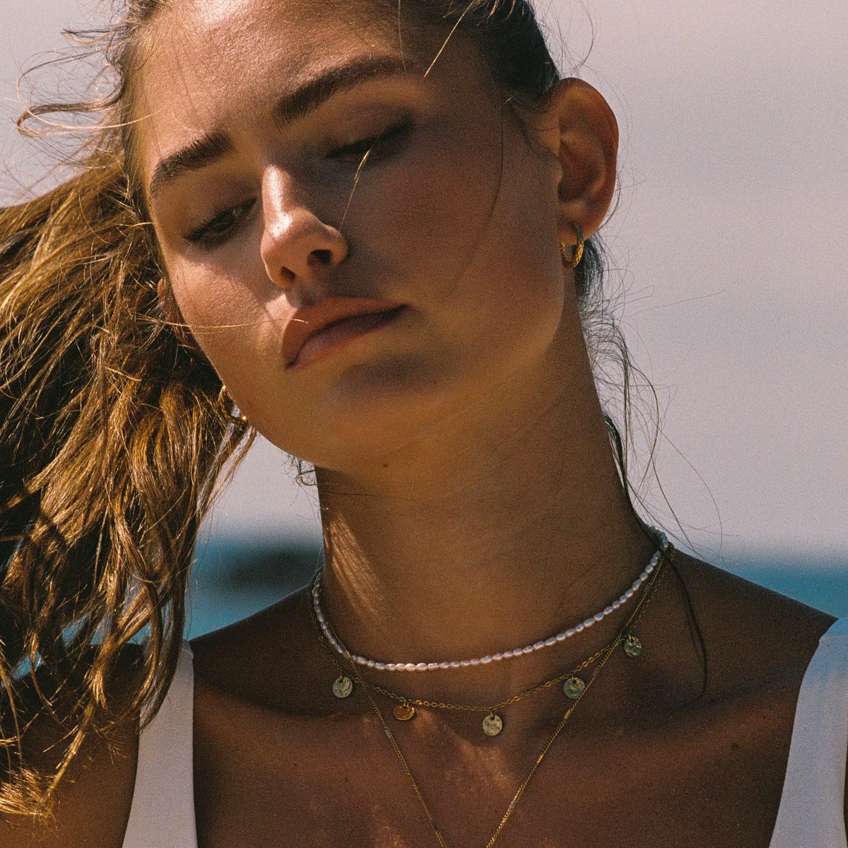 Créoles Martelées Femme Acier Inoxydable